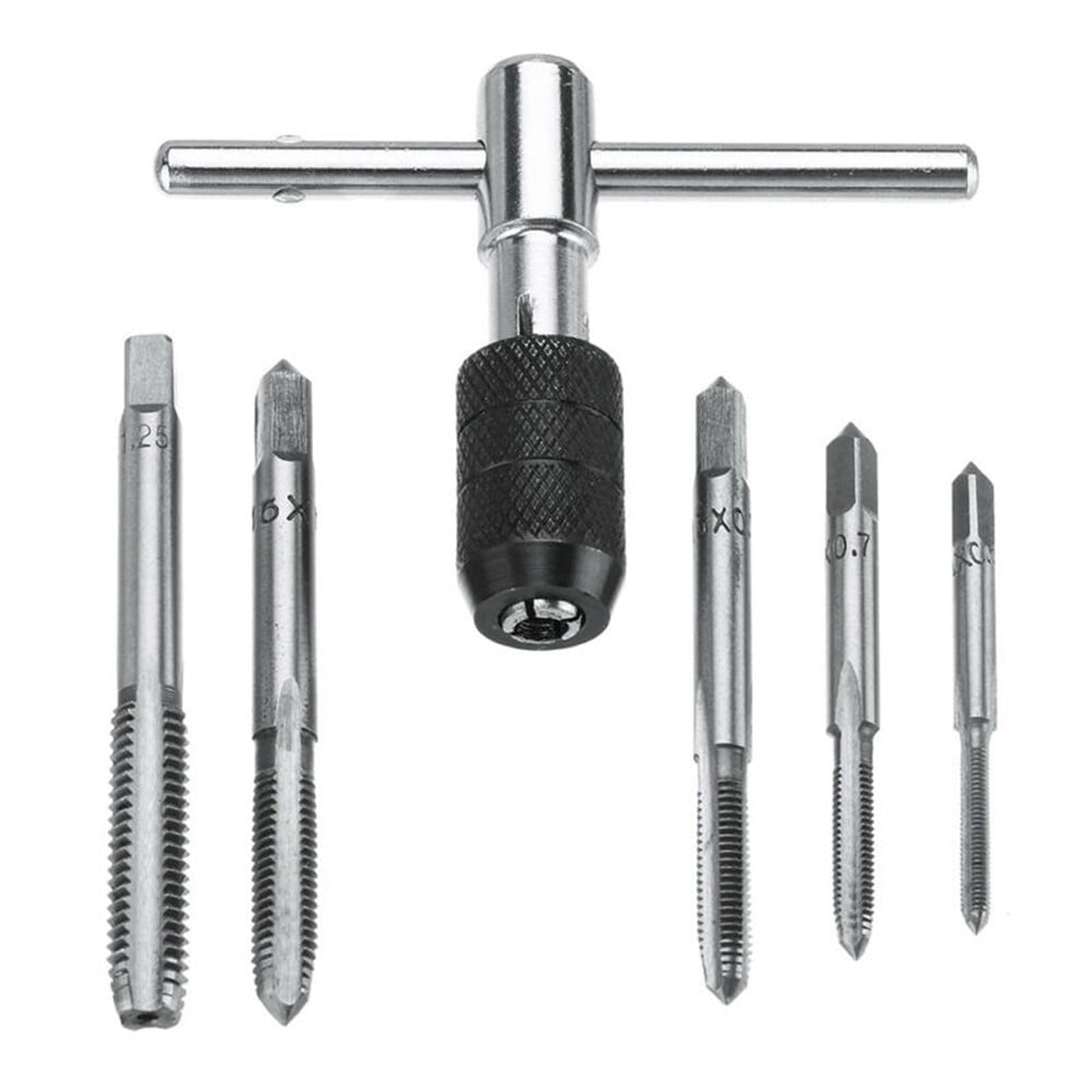 TAP WRENCH & CHUCK SET METRIC M3 M4 M5 M6 M8 and die - 6 Piece Repair Tool NEW: 
