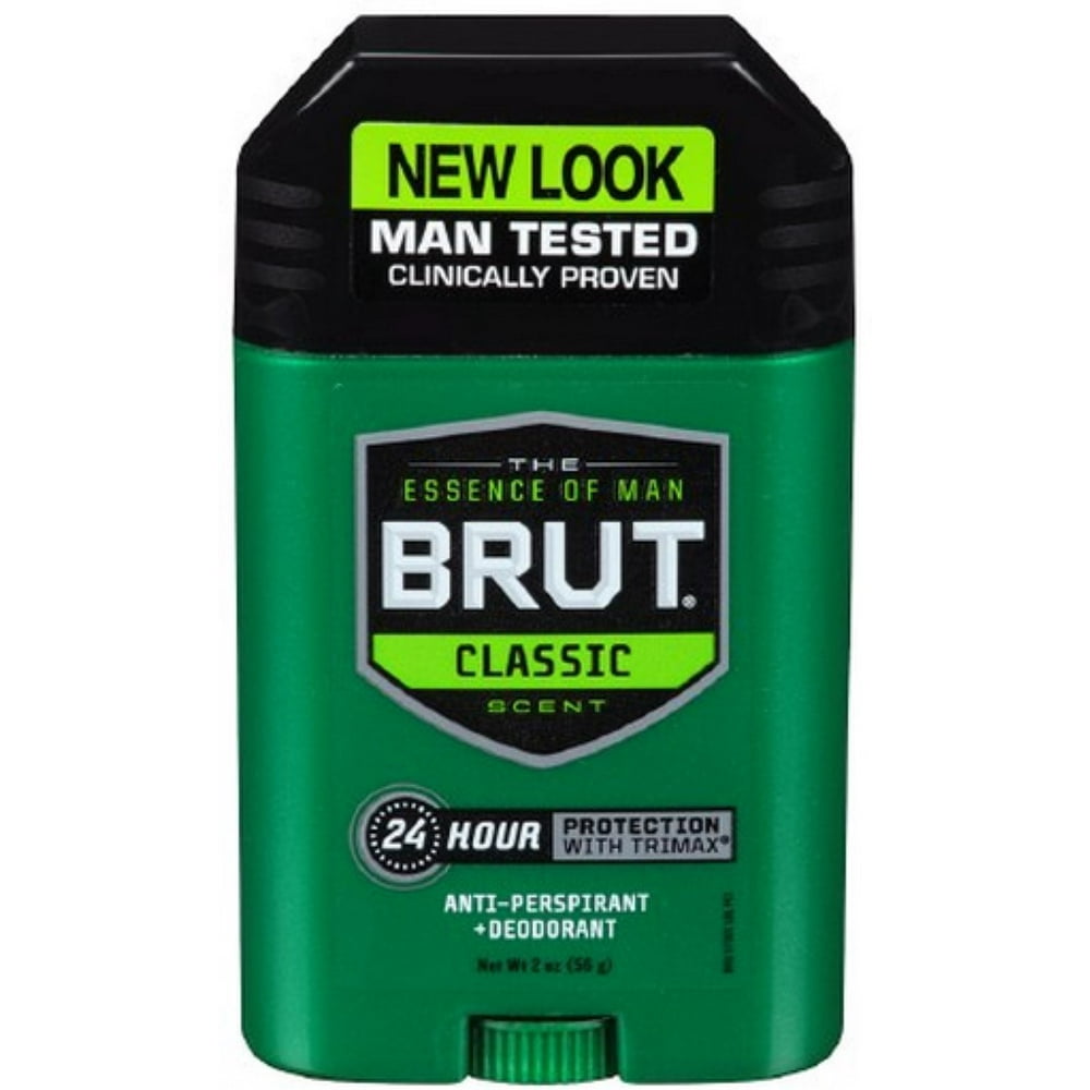 BRUT AntiPerspirant Deodorant Stick Classic Scent 2 oz (Pack of 6