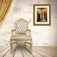 thumbnail image 3 of van der Weyden, Roger 11x14 Gold Ornate Wood Framed with Double Matting Museum Art Print Titled - The Crucifixion with a Carthusian Monk, 3 of 4