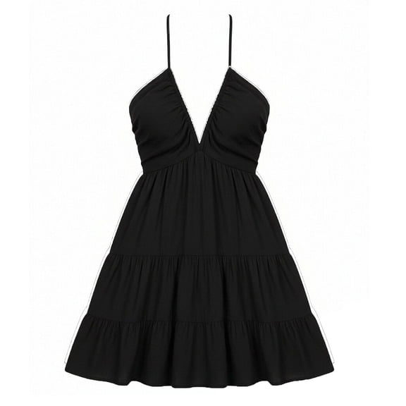 Summer Dresses for Women Spaghetti-Strap Dress Can Party