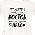 thumbnail image 4 of Inktastic My Mommy is a Doctor and a Hero Boys or Girls Long Sleeve Baby Bodysuit, 4 of 5
