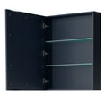 thumbnail image 4 of Wyndham Collection Wcv252580dcxsxxmed Daria 79" Double Free Standing Vanity Cabinet - Dark, 4 of 7