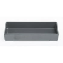 HUBERT® Grey Melamine Tray - 6 3/4" L x 3 1/4" W x 1 1/8" H