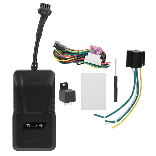 Localizador De Vehículos Localizador De Coches GSM/GPRS/GPS Posicionamiento GeoFence Seguimiento En Tiempo Real IP65 Soporte Impermeable Alarma De Vibración ANGGREK Tracking Device