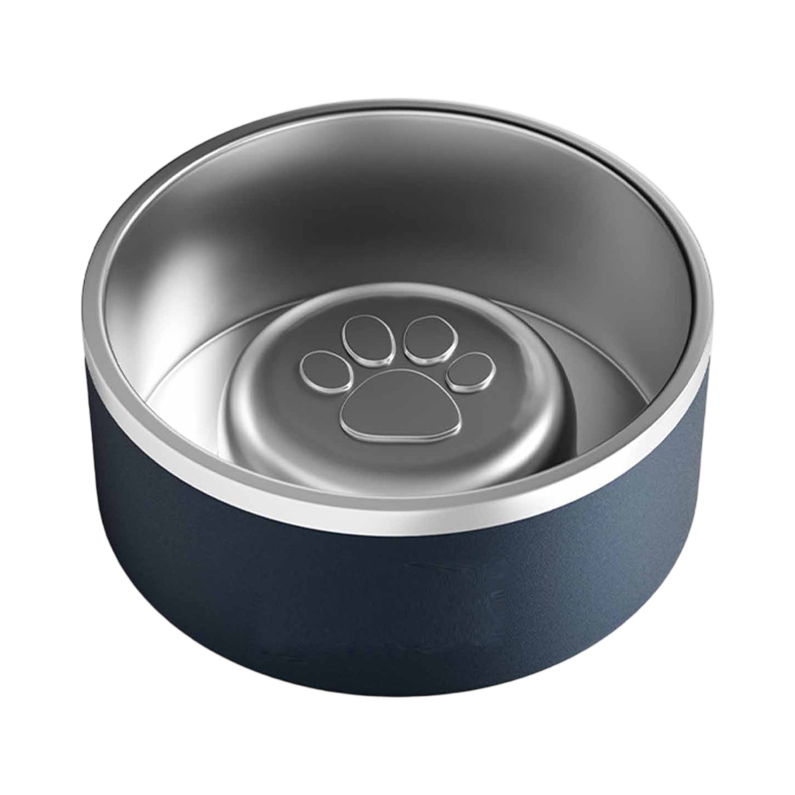 Dog Bowl Non Slip for Small Medium Dogs, Anti Spill Pet Food Dish, Ceramic Dog Bowl with Non Skid Base, Heavy Duty Puppy Feeding Bowl，Black