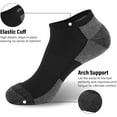 thumbnail image 2 of 12 Pack Mens Cushioned Ankle Socks, Low Cut Breathable Casual Socks (Shoe Size 6-11), 2 of 3