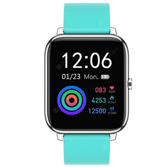 Reloj Inteligente Fralugio P22 Notificaciones de Redes Sociales Azul Lujo