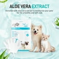 thumbnail image 3 of All For Paws Dog Grooming Wipes, Disposable Cat Glove Wipes, 12pcs, 3 of 8