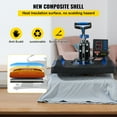 thumbnail image 3 of VEVORbrand Heat Press Machine, 12 x 15 inches, Fast Heating, 360 Swing Away Digital Sublimation T-Shirt Vinyl Transfer Printer with Anti-Scald Surface, for Canvas Bags, Pillows, ETL Listed, Blue, 3 of 9