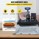 thumbnail image 4 of VEVOR Máquina de prensa de calor 12 x 15 pulgadas 8 en 1 Máquina de sublimación de prensa de calor Rotación de 360 ° Swing Away 8 en 1 Máquina de impresión de camisa Calentamiento de doble tubo, 4 of 9