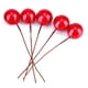 thumbnail image 3 of Decoraciones Navide?As Holly, 100Pcs Cerey Decoration Ornament Cherry Rojo Colgantes De Espuma Artificial Festival para Decoraciones áRbol De Navidad Regalo DIY Ecomeon no, 3 of 6