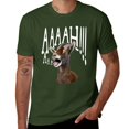 thumbnail image 1 of Ahhh Screaming Goat Gift Camiseta divertida para amantes de las cabras, ropa sencilla y linda, ropa estética, pesos pesados, camisetas gráficas para hombre, anime, 1 of 5