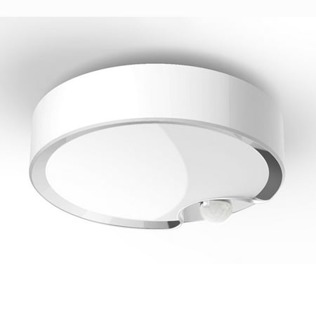 light indoor ceiling sensor motion hallway stairway operated basement laundry warehouse battery power mount 6w 80leds