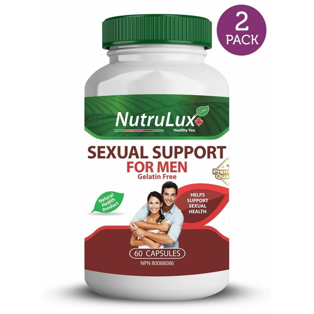 Sexual Support For Men ( 200 mg Tribulus ) Halal Gelatin Free Capsules(Pack of 2)