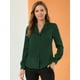 thumbnail image 2 of Top de manlarcon cuello camisero y botones pamujer Verde L, 2 of 6