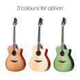 thumbnail image 2 of Guitarra GT-12 Kit de guitarra acústica folclórica de 41 pulgadas con funda / cejilla / 4 púas / paño de limpieza / afinador / enrollador de cuerdas / mini llave / cuerdas de repuesto / correa de guit Abanopi Guitarra, 2 of 6