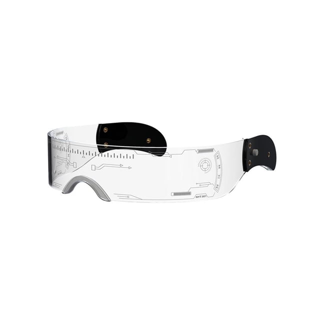 Seitruly Gafas luminosas con diadema, gafas con luz LED para fiesta, festival Videojuegos y accesorios No.01