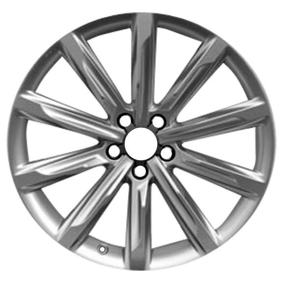 Remanufactured Painted Silver Metallic Aluminum Wheel 19 x 8.5 4G8601025B fits 2012-2013 Audi A7 Quattro