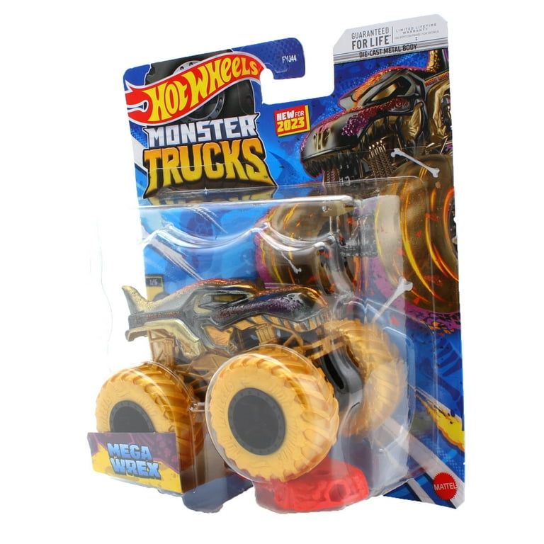 Hot Wheels 2024 Monster Trucks Gold Exclusive MEGA WREX (1