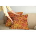 thumbnail image 3 of Ambesonne Orange Throw Pillow Cover 2 Pack, Vintage Mosaic Grunge, 16", Orange Mustard, 3 of 6