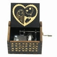 thumbnail image 3 of Halloween Eve Wooden Music Box Hand Crank Nightmare Before Christmas Antique Engraved Musical Box Case, 3 of 10