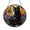 Acrylic 3.5 Inch, variant on Loving Black Cat Theme Stained Glass Suncatcher Cozy Window Hanging Pet Inspired Home Decoration