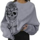 thumbnail image 2 of Sudadera con estampado de Easy Costume Graphic Tops Pullover para Cráneo gris rosa 3xl Yuyangstore Sudaderas, 2 of 5