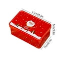 thumbnail image 3 of LanSuare Christmas Cookie Tins, Square Metal Containers with Lids, Christmas Cookie Baking Container Suitable for Storing Patisseries, Snack, Chocolate, Gift Giving, 4.3"X1.9"x2.7", 3 of 7