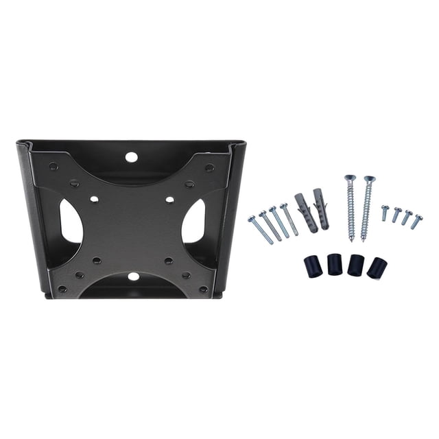 Bunblic Fixed TV Wall Mount Universal for 13 Inches to 27 Inches Screen, Easy Installation Accessory TV Bracket for Study Room Studio