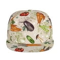 thumbnail image 2 of Balery Baseball Cap Flat Bill Hats for Men Adjustable Size for Running Workouts and Outdoor Activities All Seasons Dad Hat(Cute Vegetables ), 2 of 9
