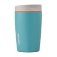 thumbnail image 1 of Vaso de café Owala SmoothSip Slider, aislante, 360 ml, gris y azul, 1 of 5