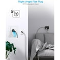 thumbnail image 7 of Power Strip Surge Protector,  8 Outlets with 4 USB Charging Ports(2 USB C), 3 Side Outlet Extender with 5 Ft Extension Cord, Flat Plug, Wall Mount, Desk Charging Station for Home Office ETL, 7 of 7
