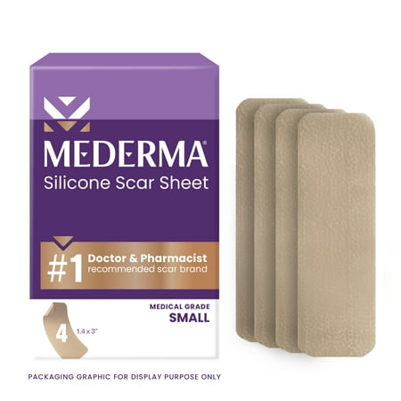 Mederma Silicone Scar Sheets - S - 4ct