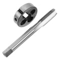 thumbnail image 1 of CTIRCHIU Silver Steel Tap and Die Set Durable Handheld Threading Tool Kit for Repairing and Machine Threads, 1 of 8