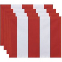 Simply Daisy 18" x 14" Awning Stripe Stripe Print Placemats, Set of 4