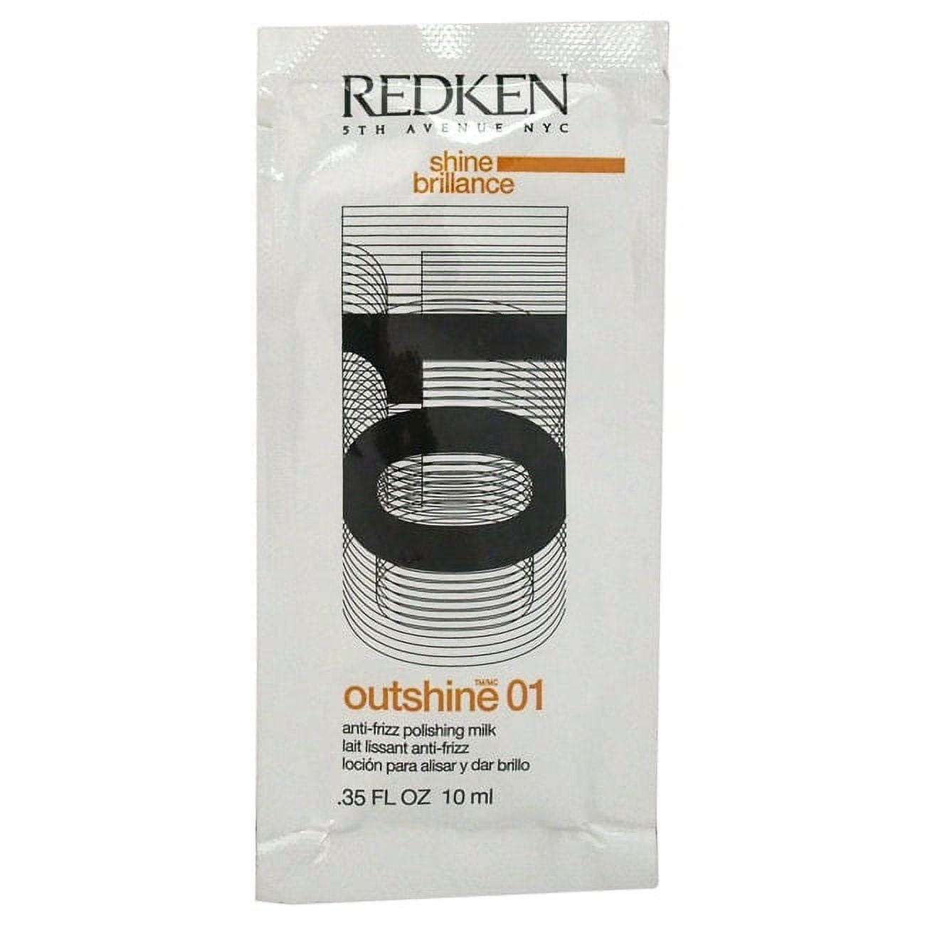 Outshine 01 Anti-Frizz Polishing Milk by Redken for Unisex - 0.35