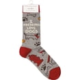 thumbnail image 4 of Primitives by Kathy 113729 - I Freaking Love Dogs Socks, 4 of 4