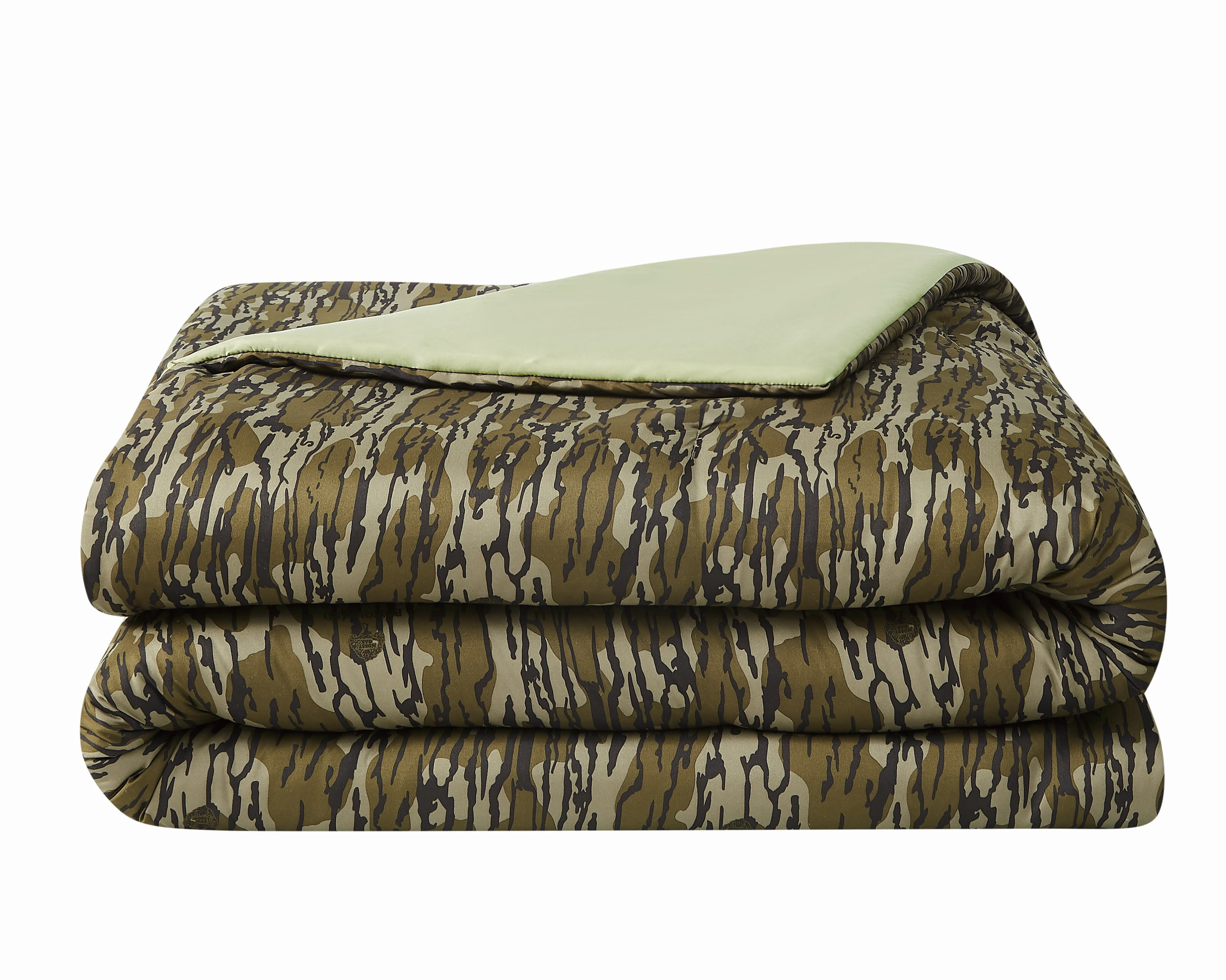 Mossy Oak® Bottomland® Microfiber Camouflage King Comforter Adult Bedding for Hunting Lodge or Cabin