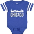 thumbnail image 3 of Inktastic Chicago Skyline Grunge Boys or Girls Baby Bodysuit, 3 of 5