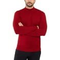 thumbnail image 4 of X RAY JEANS Mens Mock Neck Sweater Pullover, Jester Red, L, 4 of 10