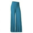 thumbnail image 4 of Womens Plus Size High Waist Suit Pants for Women Maxi Long Pants Solid Color Office, 4 of 7