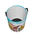 thumbnail image 3 of PHELIKA 3d Pigs Sunflower Hanging On Fence Welcome 01 Laundry Basket 65L Large Foldable Round For Dirty Clothes Toy Storage, 3 of 6