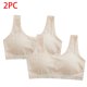 thumbnail image 2 of Odeerbi 2 Pack Niñas Bras de Entrenamiento 10-16 Años, Bras Deportivos Sin Alambre de Algodón Con Almohadillas Ropa Interior de Desarrollo de La Pubertad Respirable, 2 of 4
