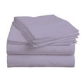 thumbnail image 2 of BedDecor 600 TC 100% Egyptian Cotton 6 Pcs Sheet Set Solid 15 inches (Lilac,Full), 2 of 7