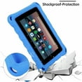 thumbnail image 5 of Epicgadget Case for Amazon Fire 7 (12th Generation, 2022), Lightweight ShockProof Kid Friendly Cover with 2PCS Tempered Glass Screen Protector for All-new Fire 7 inch Tablet (2022 Release) (Blue), 5 of 6