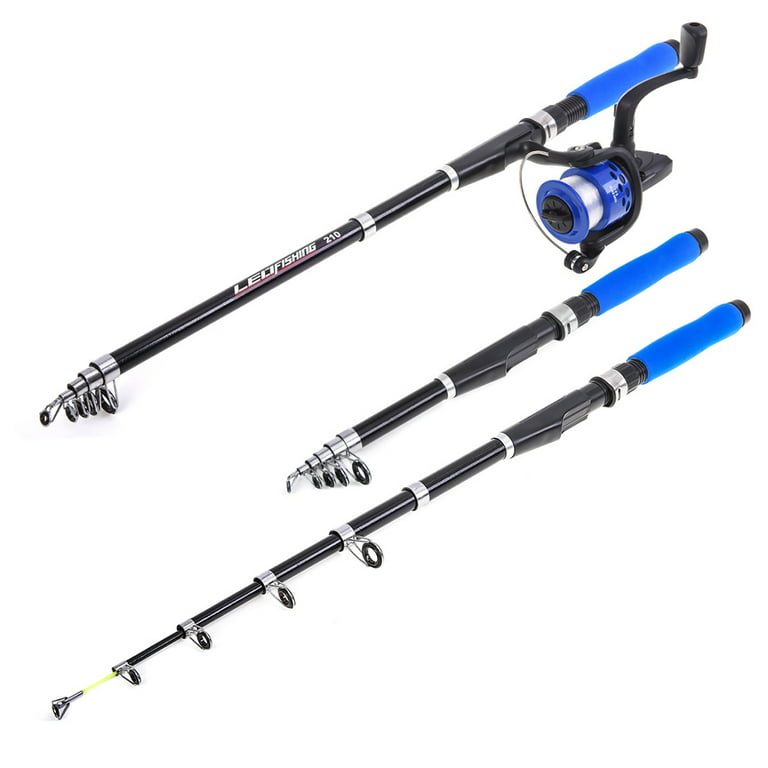 1 Set Portable Fishing Rod Kit Convenient Fishing Pole Set Fishing