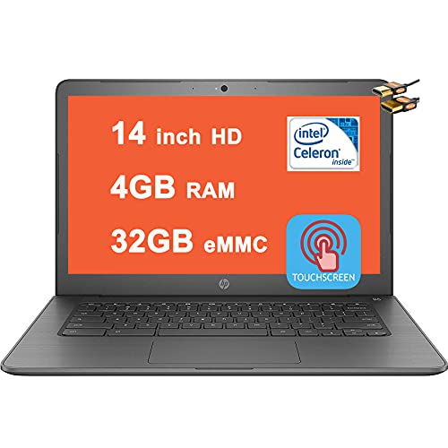 2020 New HP 14" HD TouchScreen Chromebook Laptop Computer, Intel Celeron N3350 up to 2.4GHz