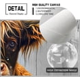 thumbnail image 3 of WFSposter Farmhouse Higland Cow In Bathtub Hello Sweet Cheeks Wall Art Decor Rustic Country Pictures Prints Painting Posters Framed Canvas Quotes For Living Dining Room Bathroom Home Wall Art Decor, 3 of 6