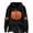 00-Black1083, variant on WOYY Pumpkin Hoodie for Girls Lined Long Sleeve Hooded Sweatshirt, Beige, Size 2-14