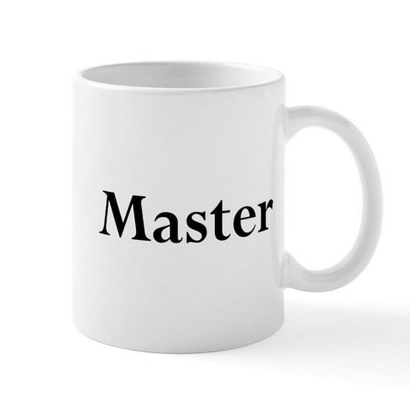 CafePress - Master Mug - 11 oz Ceramic Mug - Novelty Coffee Tea Cup